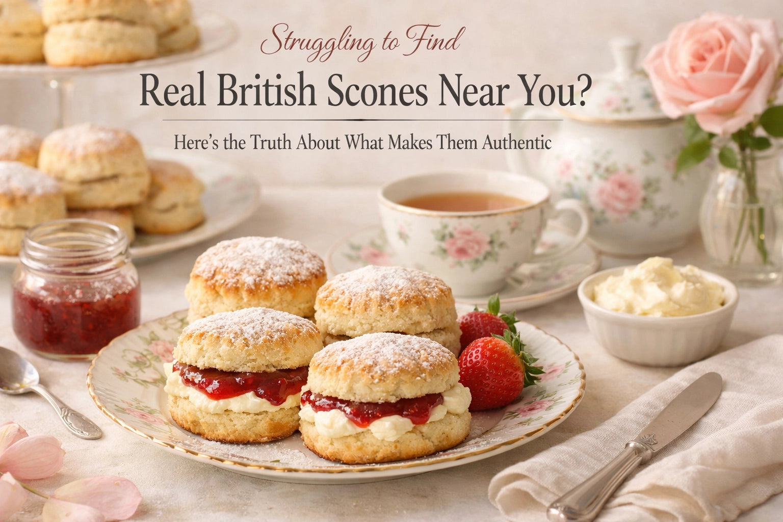 Struggling to Find Real British Scones Near You? Here's the Truth About What Makes Them Authentic