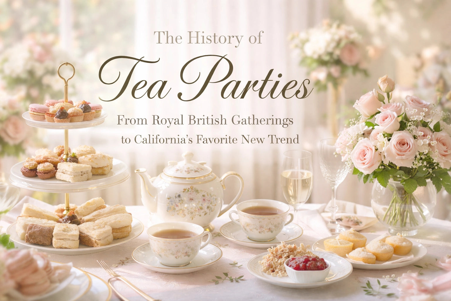The History of Tea Parties: From Royal British Gatherings to California's Favorite New Trend