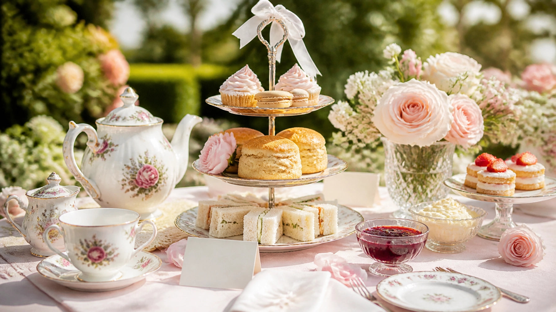 How to Plan a Bridal Shower Afternoon Tea