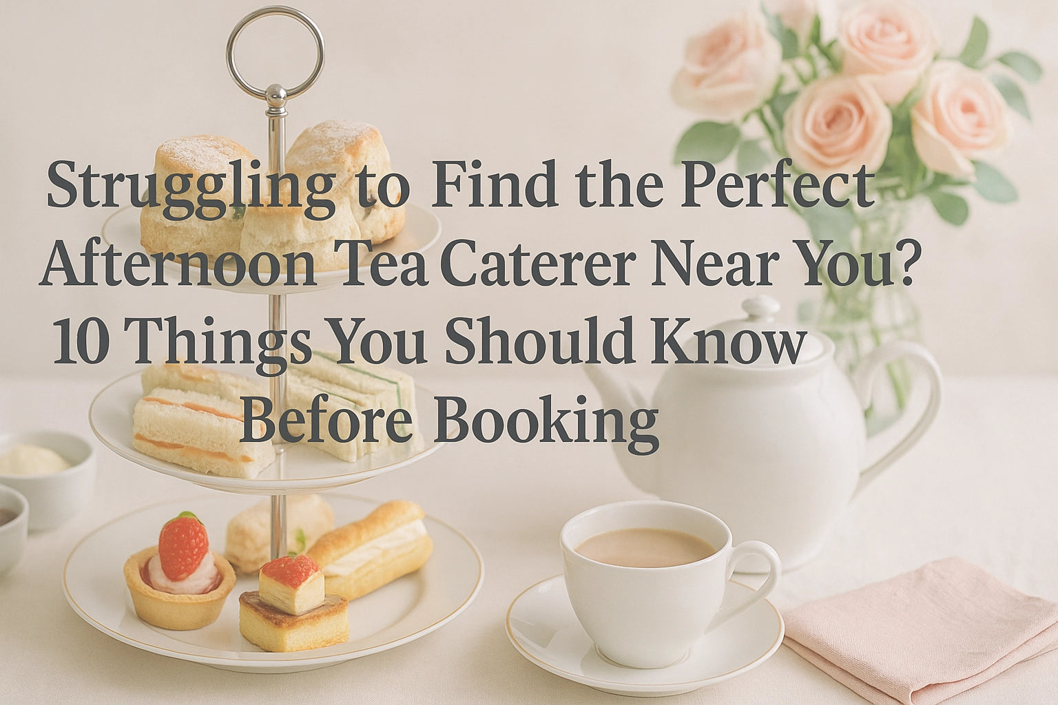 Struggling to Find the Perfect Afternoon Tea Caterer Near You? 10 Things You Should Know Before Booking