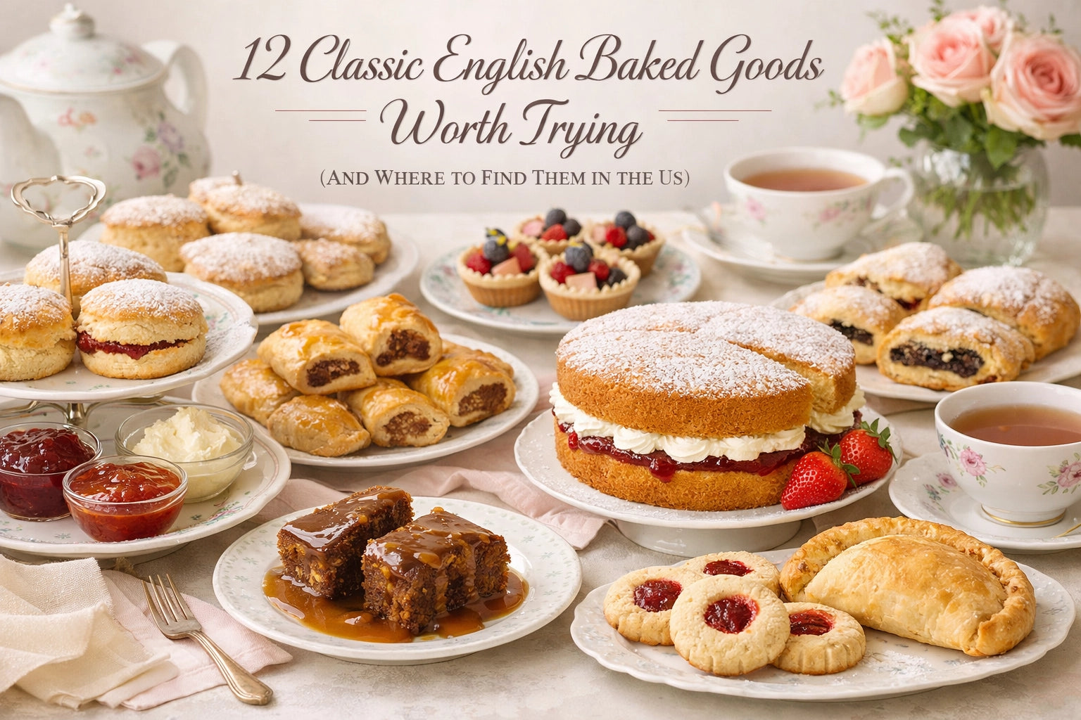 12 Classic English Baked Goods Worth Trying (And Where to Find Them in the US)