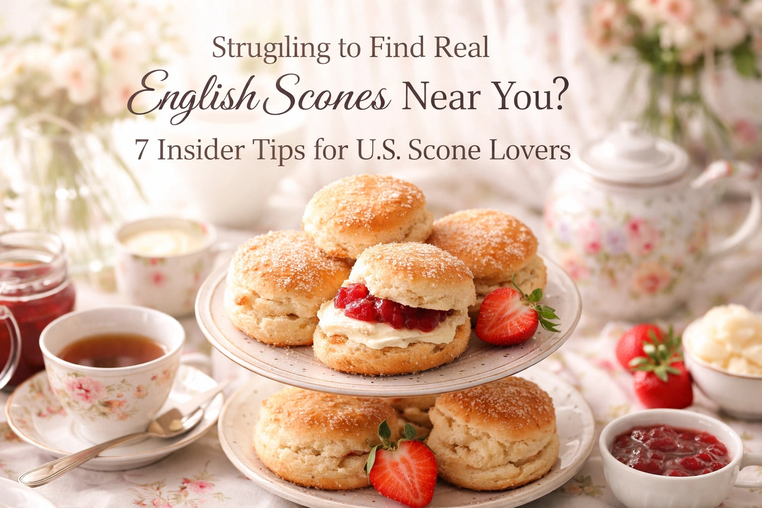Struggling to Find Real English Scones Near You? 7 Insider Tips for U.S. Scone Lovers