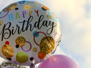 Happy Birthday Balloon and Card